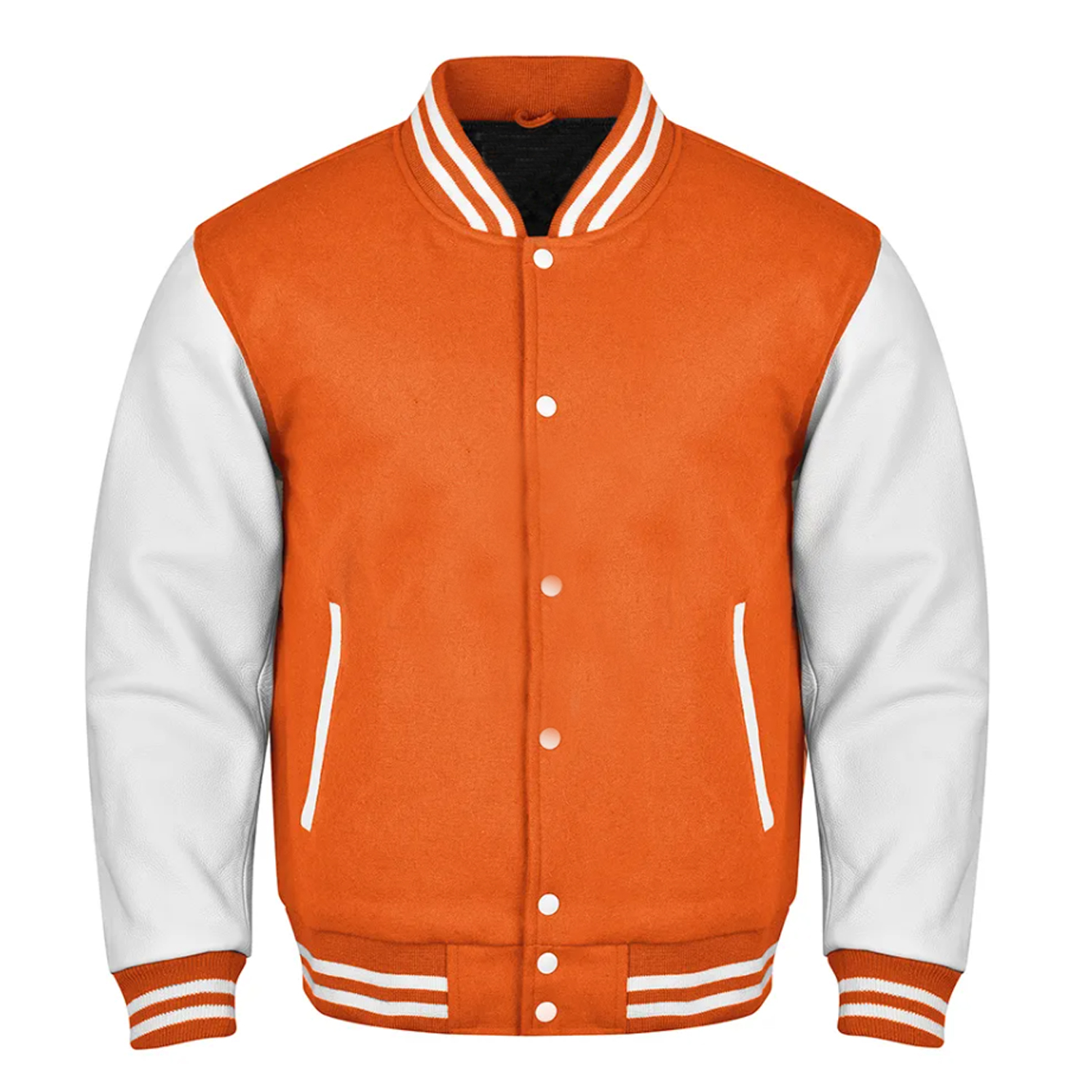 Varsity Jacket Navy Blue White
